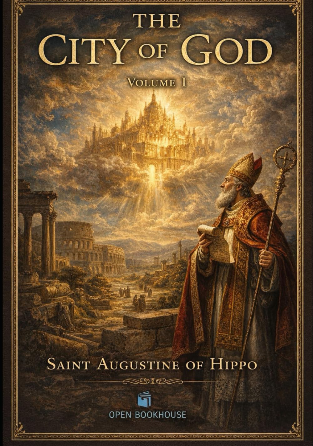 The City of God, Volume I: A Classic Work on Christian Philosophy, History, and the Fall of Rome ( Annotated and Illustrated Edition)