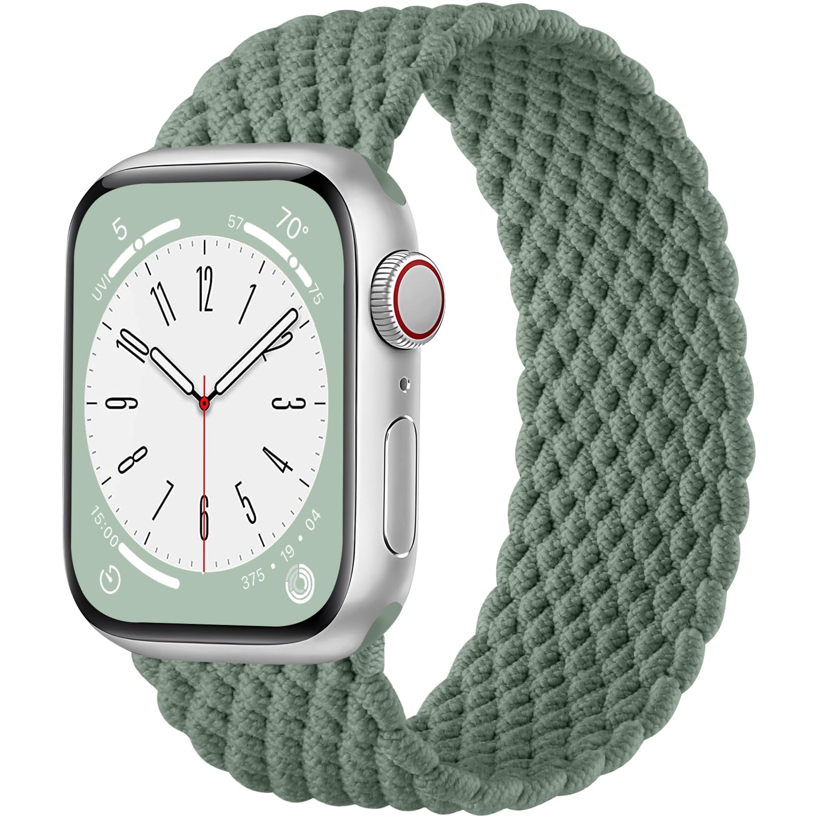Zedoli Braided Solo Loop Bands Compatible with Apple Watch Band 38mm 40mm 41mm 42mm 44mm 45mm 46mm 49mm Women Men, Stretchy Nylon Sport Elastic Strap for iWatch Series 11 10 9 8 7 6 5 4 3 2 1 SE Ultra — view 25