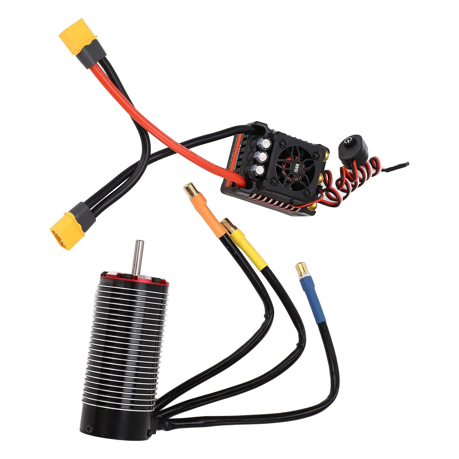 4092 Bezszczotkowy Silnik Bezczujnikowy, Bezszczotkowy Silnik 1450KV z 150A ESC 1/7 1/8 Skala Bezszczotkowy Silnik i Esc Combo do Samochodu RC