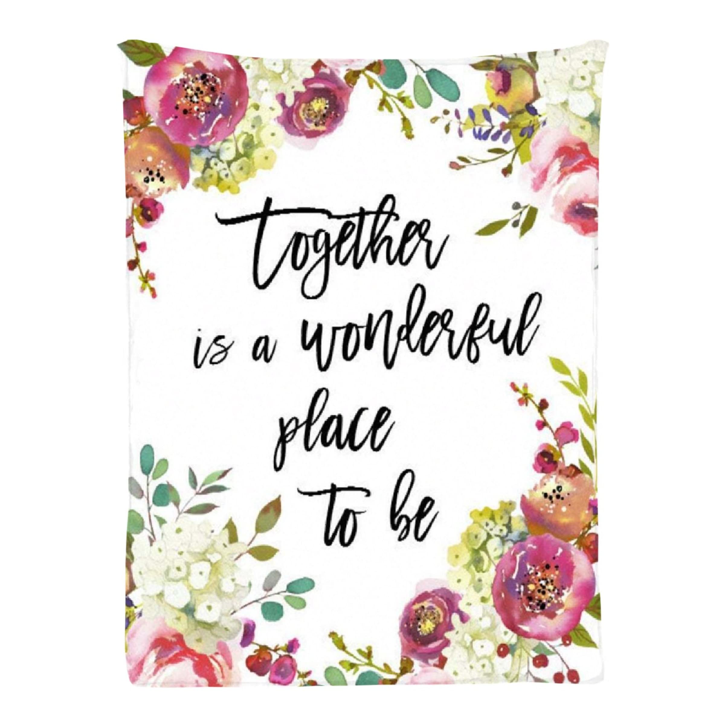 Ottoy Bible Verses Super Soft Micro Fleece Blankets Quilt Plush Lightweight Dual-Sided Decorative Couch, Sofa, Travel, Lap, Bed Throw Blanket,50