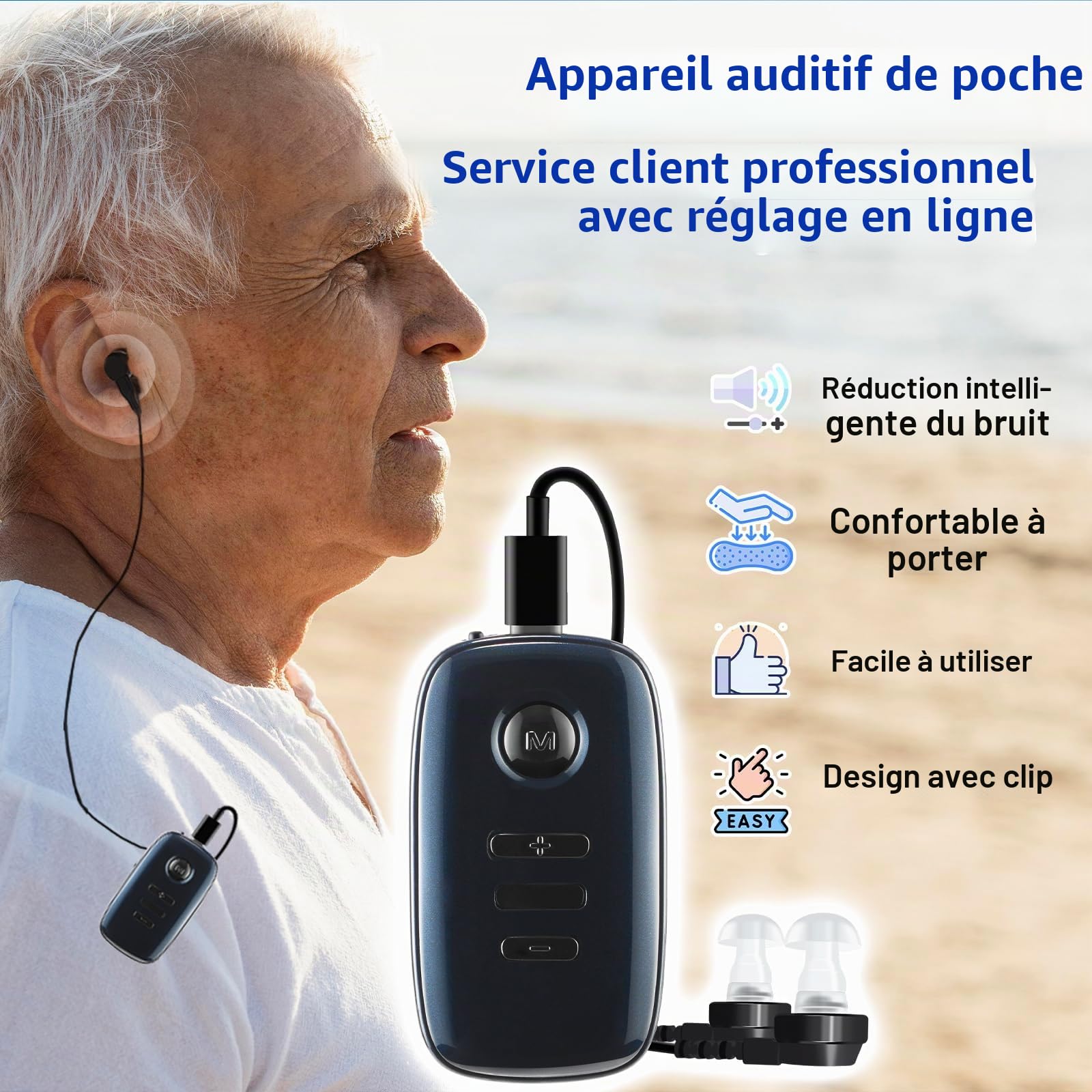 Britzgo - 4 modes réglables, facile à utiliser, qualité sonore claire, type cassette, volume élevé, 120 heures d'utilisation
