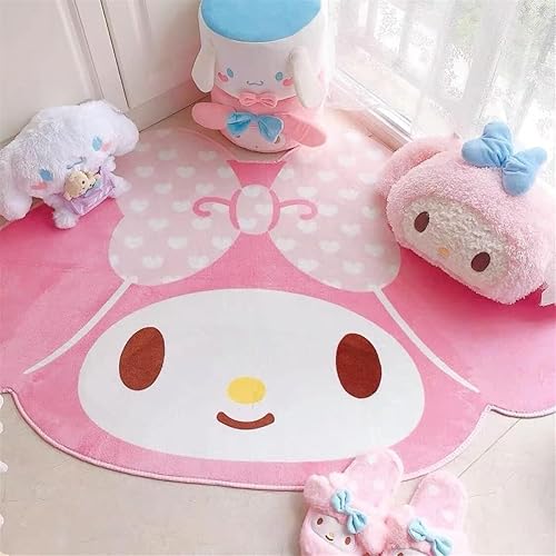 Miniatura 1 de Aetygh Alfombra Kawaii Melody para decoración de dormitorio, de dibujos animados, de anime, súper suave, bonita alfombra para decoración del hogar