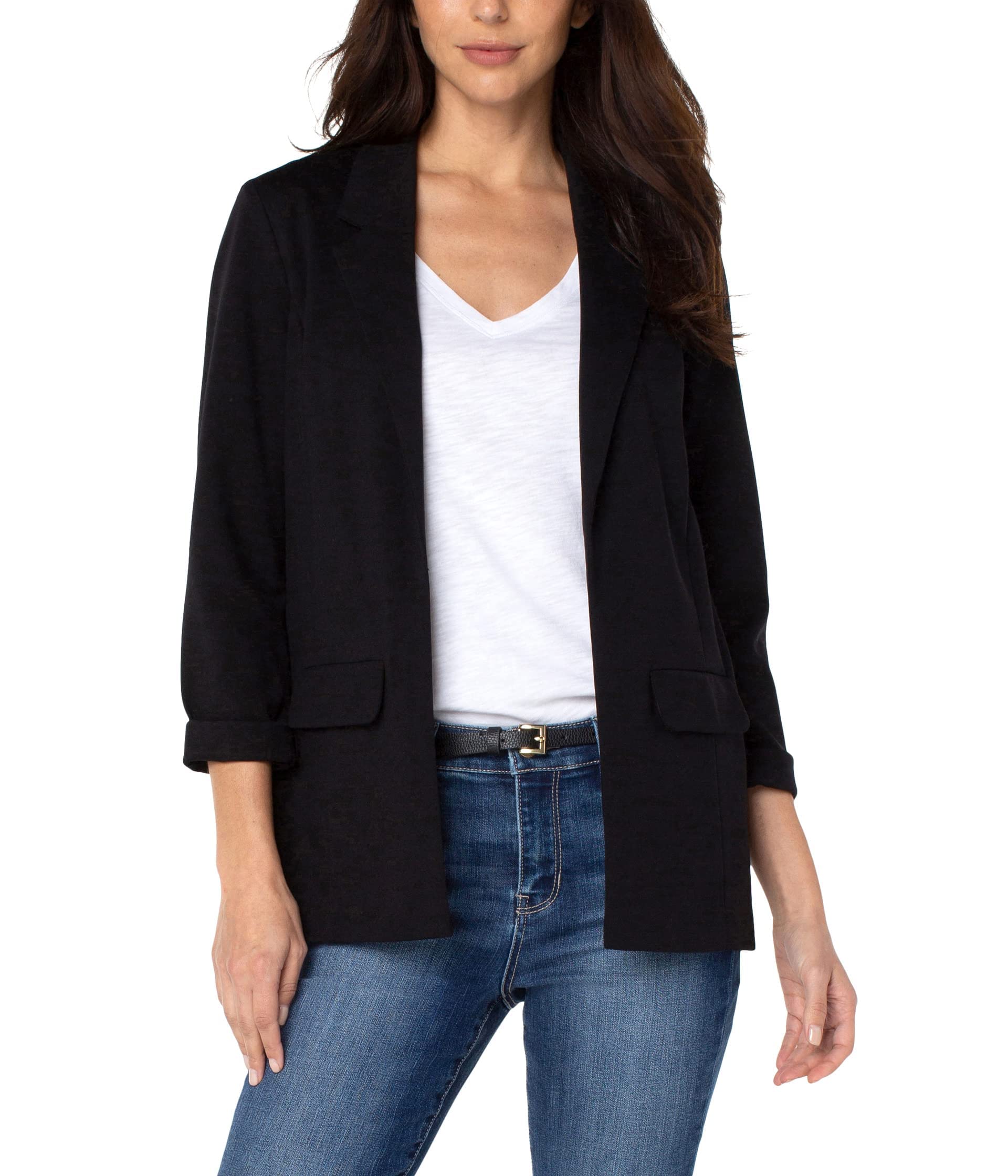 Petite Boyfriend Blazer w Princess Darts
