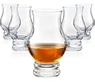 Whiskey Glasses Set of 6 - Clear Mint Julep Shot Glass Bar Gift Sake Sets, Old Fashioned Brandy Snifter Drinking Glasses Whisky Glass for Scotch Bourbon Liquor Tequila Gin Tonic Cognac Vodka Cocktail