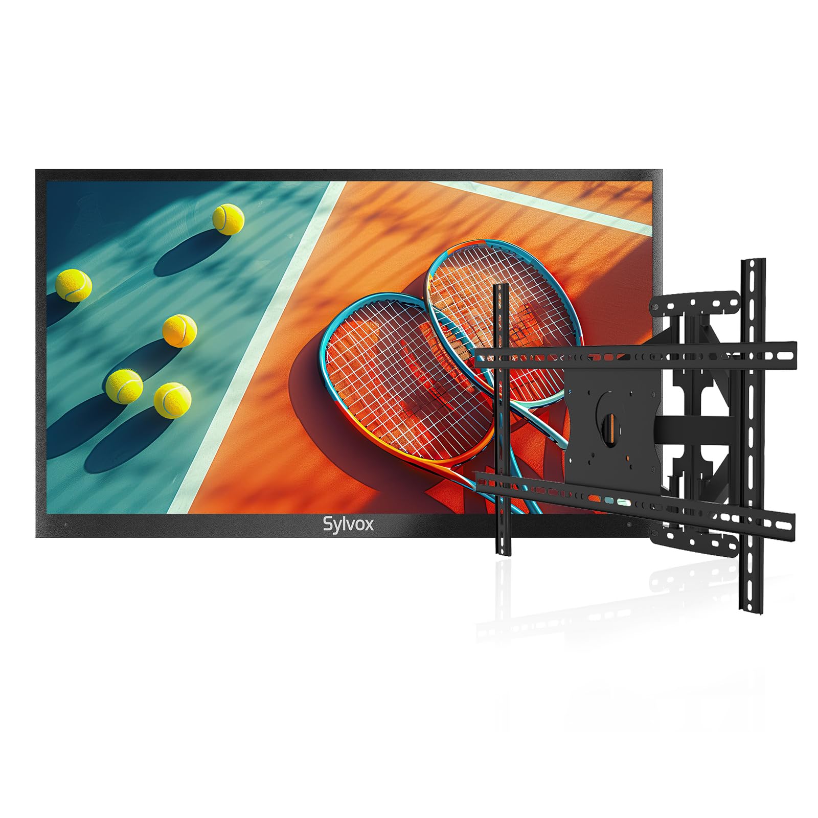 SYLVOX Outdoor TV 55-Inch Waterproof Smart TV 2000 nits Full Sun TV 4K Dolby Atmos HDR10 Weatherproof Television