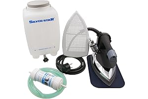 Gravity- Feed Steam Iron ~ Silver star ES-300