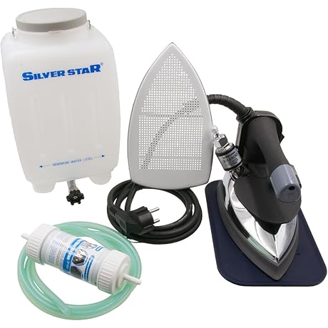 Gravity- Feed Steam Iron ~ Silver star ES-300