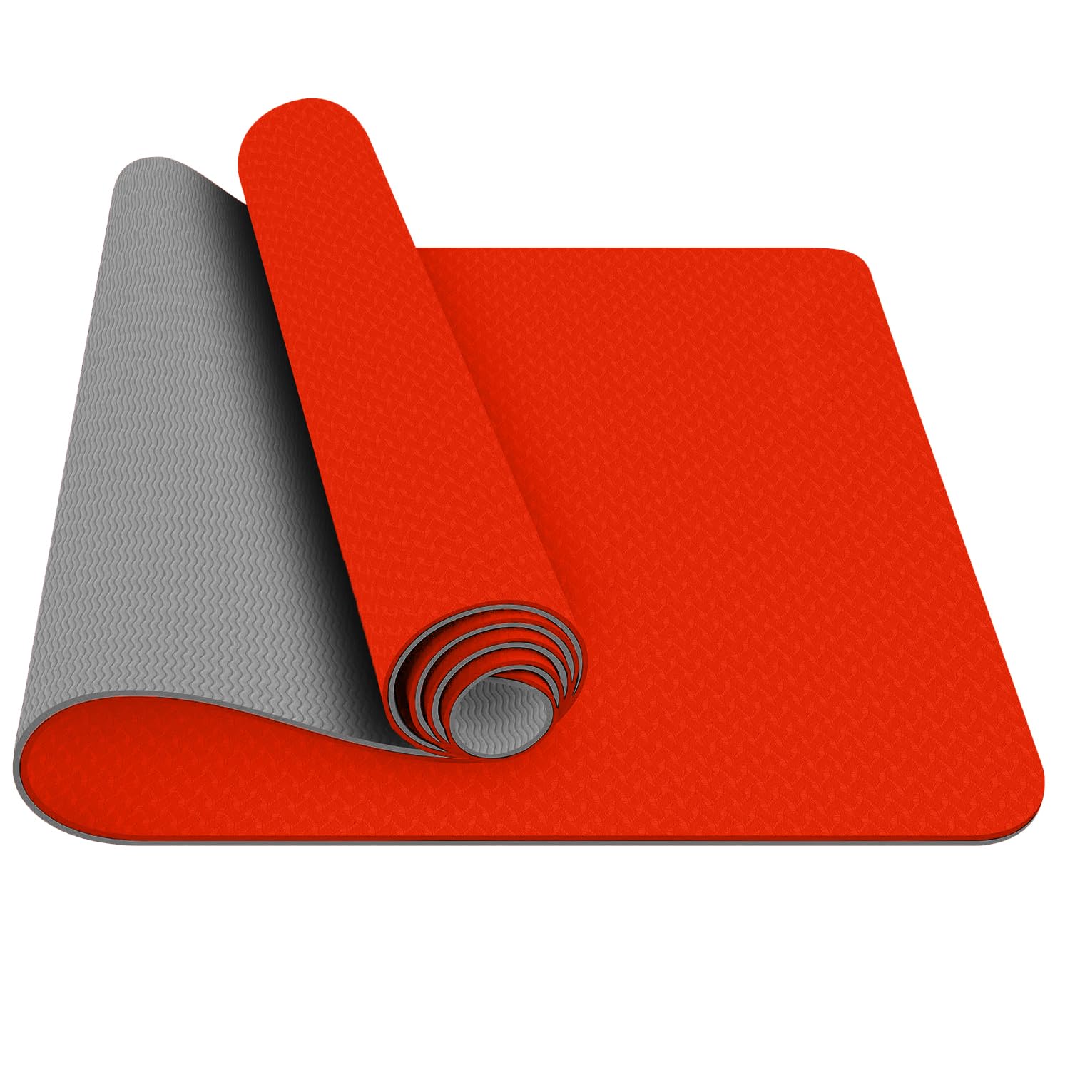 XN8 TPE Yoga Mat Thick Non Slip Eco Friendly Dual Layered Exercise Mat for Yoga Gym Pilates Workout Exercises Pilates Aerobic Planks with Carrying Strap