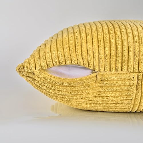 Miniatura 10 de Fancy Homi Paquete de 2 fundas de almohada decorativas lumbares grises y azules de 12 x 20 pulgadas para sofá y cama, decoración rústica de estilo