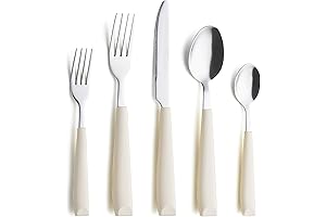 Stylish Aesthetic Silverware Set Adds Sophistication to Every Meal