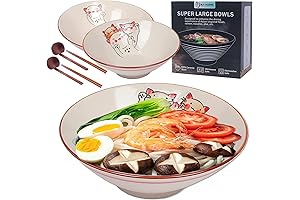 NJCHARMS Cat Ramen Noodle Bowl