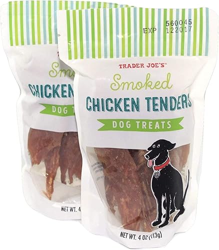 Trader Joe's - Golosinas de pollo ahumado para perros (paquete de 2)