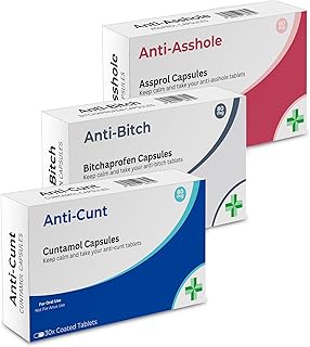 3 PCS Funny Joke Pill Box Gag Gifts - Fill Your Own Treats Rude Gift for Him/Her: Funny Valentines Gifts, Mother\'s Day, Birthday Gifts for Men/Women 20th 30th 40th 50th 60th 70th with a Humorous Twist