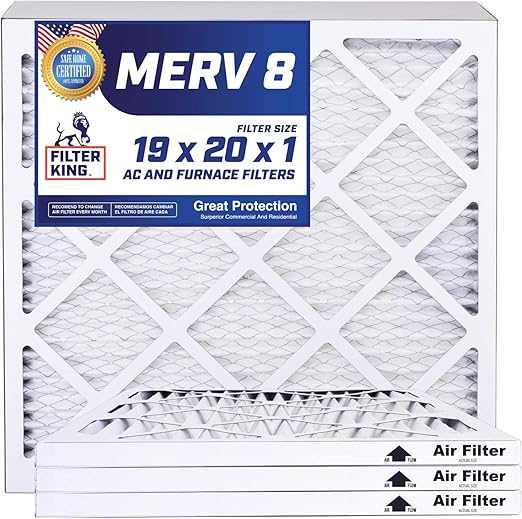 Filter King Air Filters 19x20x1 Merv 8 Hvac Pleated Ac Furnace Filters Air Purifier Replenishable Replacement Filters For Clean Healthy Fresh Environment 4 Pack Amazon Com Filter King Air Filters 19x20x1 Merv 8 Hvac Pleated Ac Furnace Filters Air Purifier Replenishable Replacement Filters For Clean Healthy Fresh Environment 4 Pack Amazon Com