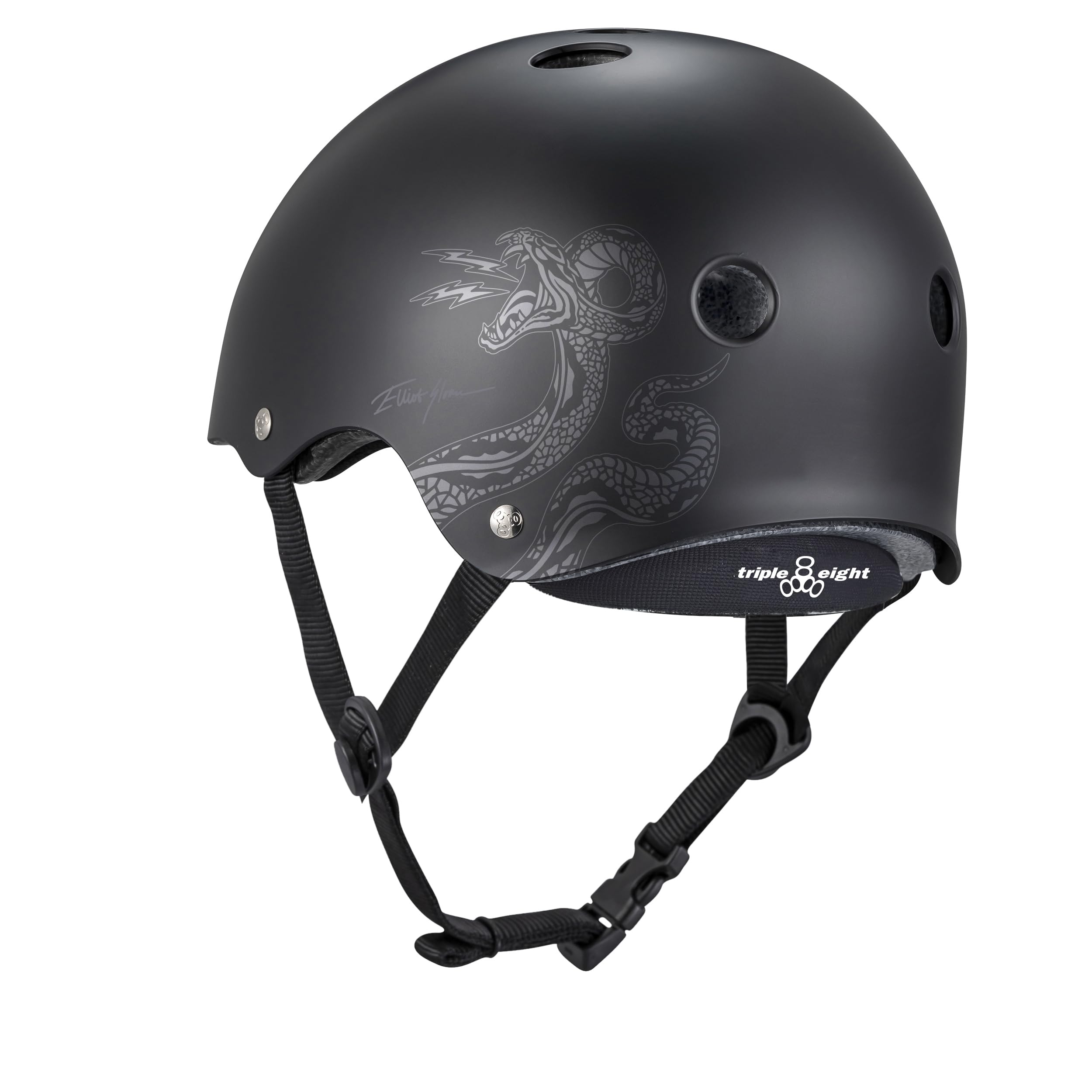 Triple Eight Casco con copertura profonda, ideale per skateboard, ciclismo, BMX e pattinaggio a rotelle