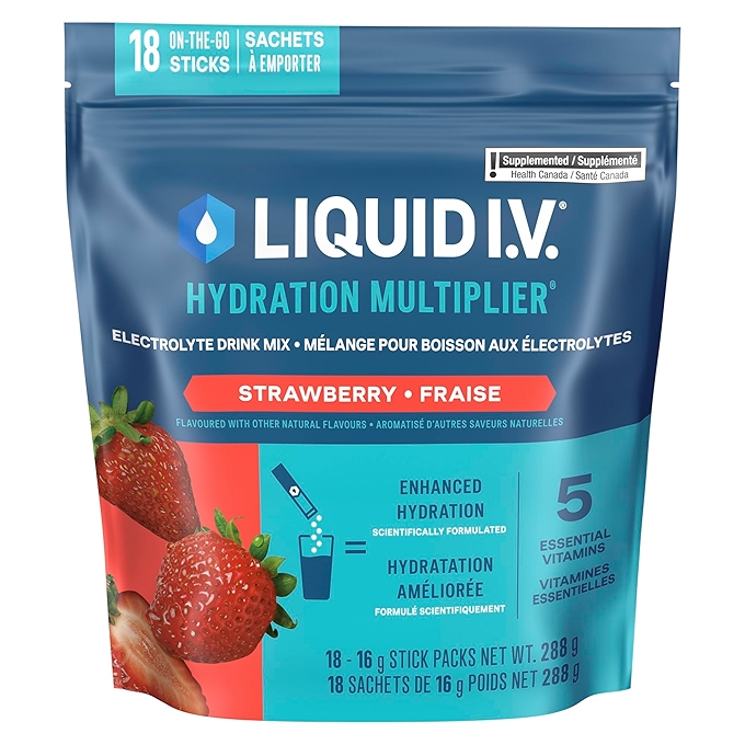 液体 I.V. 电解质饮料粉（草莓味）