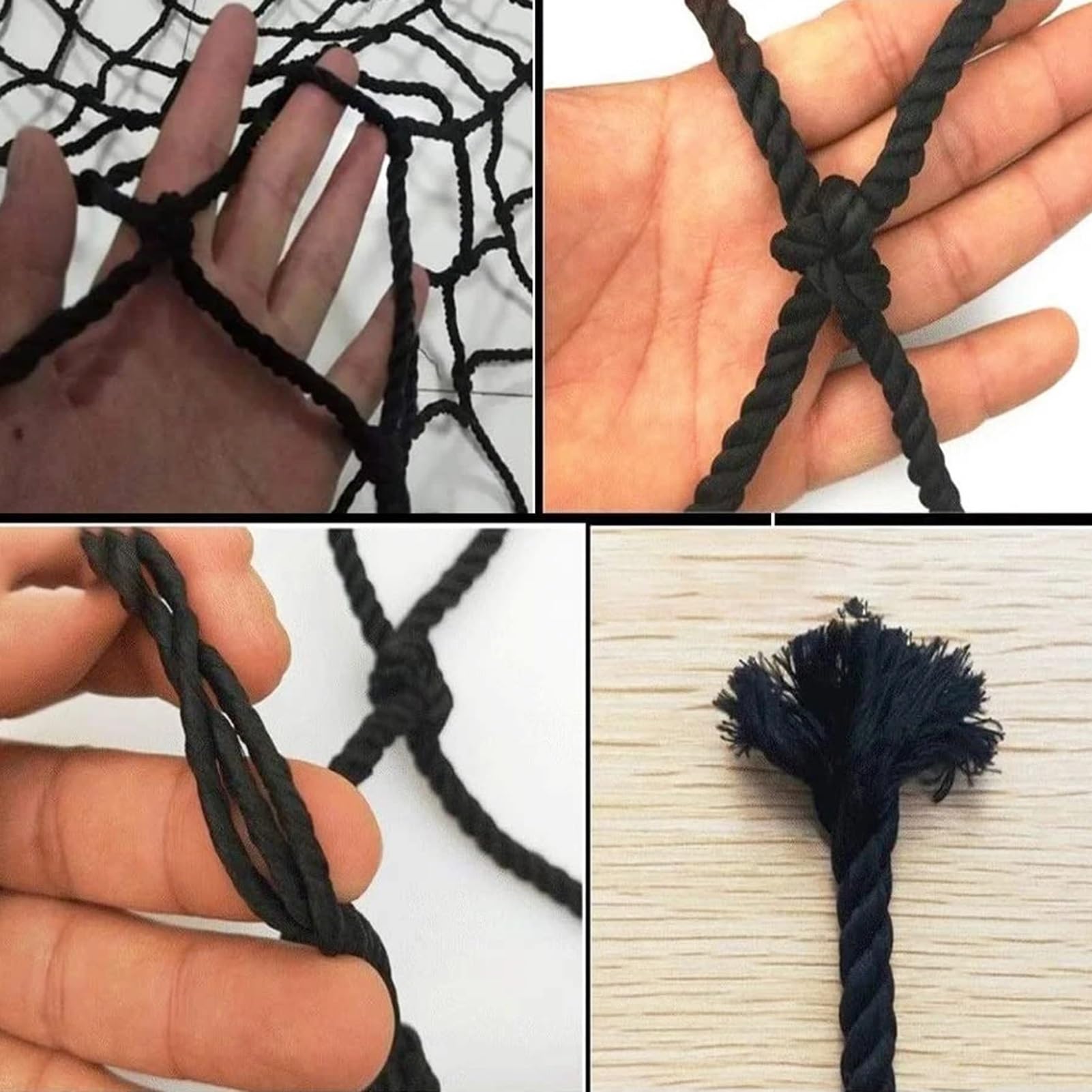 VAYEODEYU Klimnet Speeltuin, Nylon touwveilig net Trapvalpreventienet
