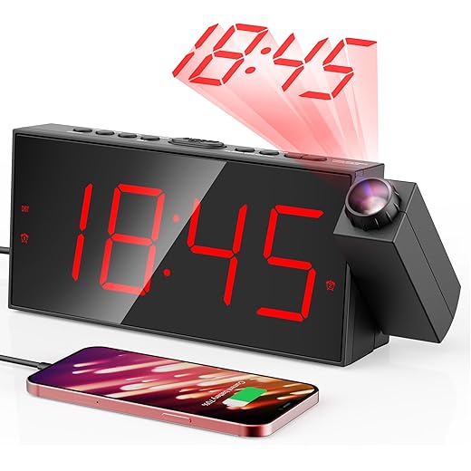 Mesqool Projection Alarm Clock