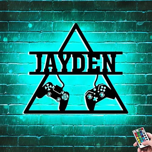 Miniatura 2 de Letrero de neón personalizado para decoración de pared, con forma de controlador de consola de juegos, accesorios de decoración de sala de juegos,