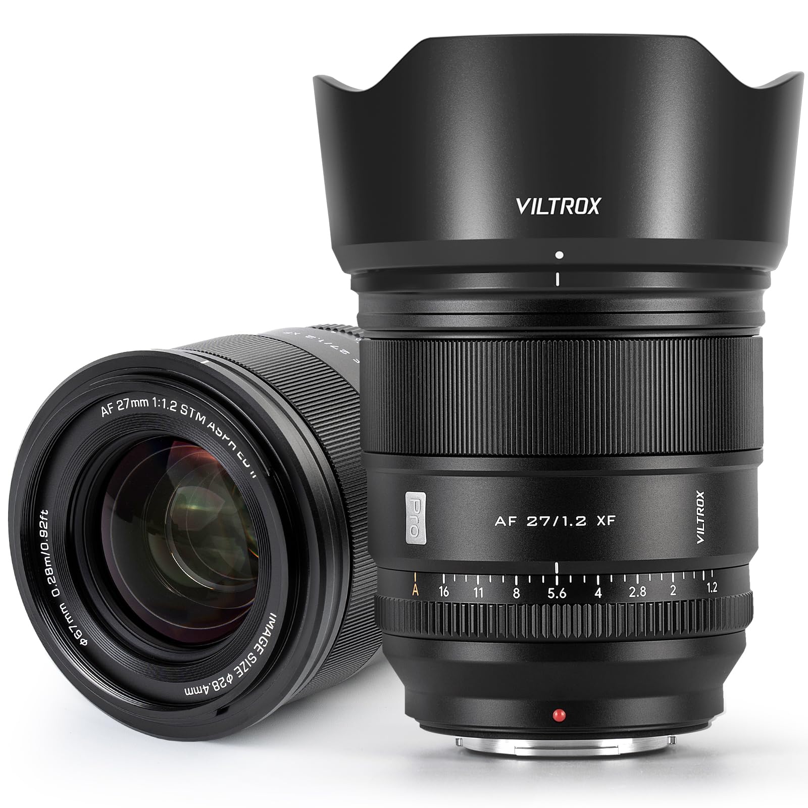 VILTROX 27mm F1.2 PRO XF Autofocus Lens for Fujifilm X Mount, APS-C Large Aperture Portrait Lens Compatible with Fuji X-T5 X-H2 X-T4