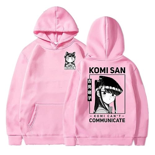 ISaikoy Anime Komi can't communicate Hoodie Komi shoko Sweatshirt Jacket