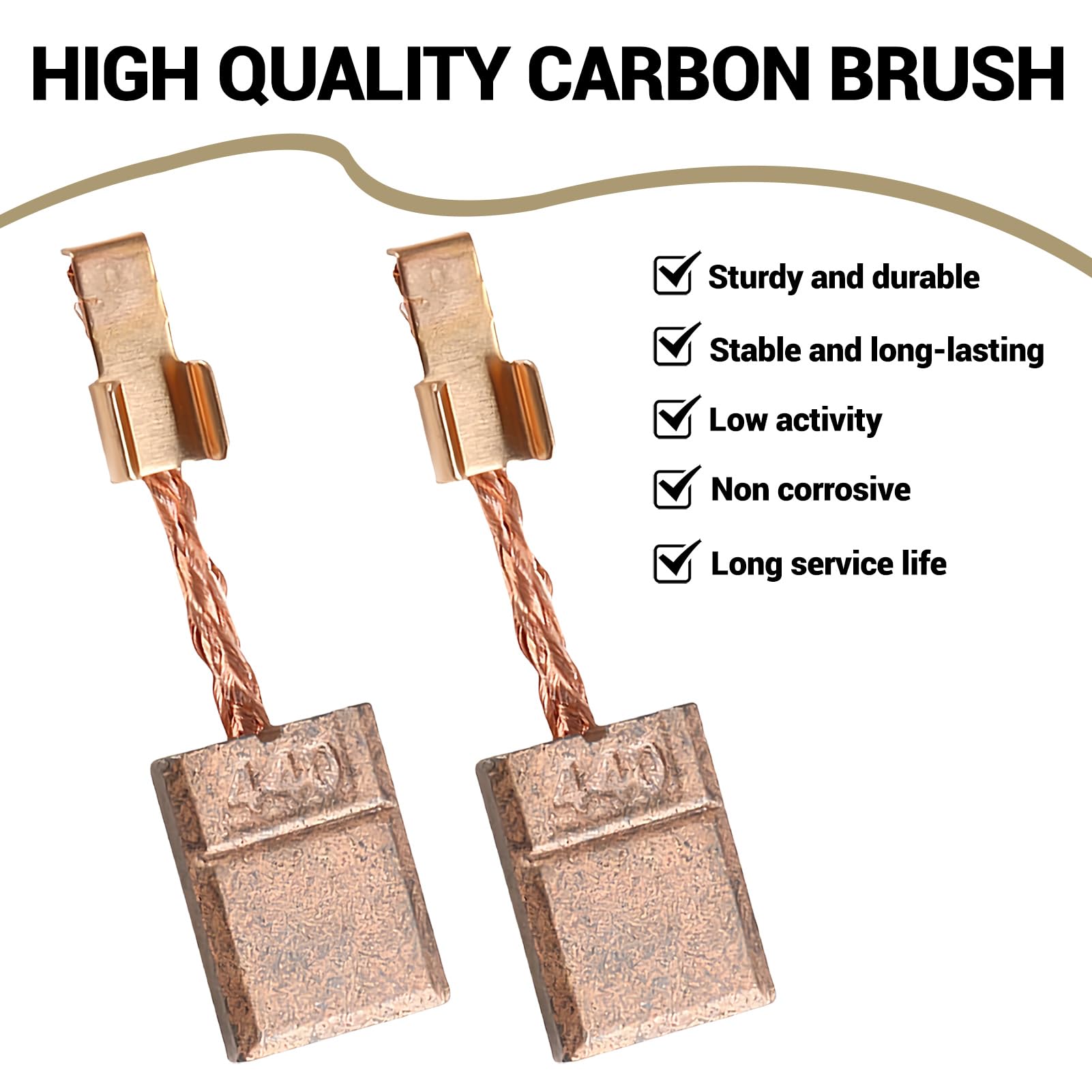 4 Pezzi Spazzole Di Carbone 18V/14.4V CB440 Motore Spazzole In - Foto 7