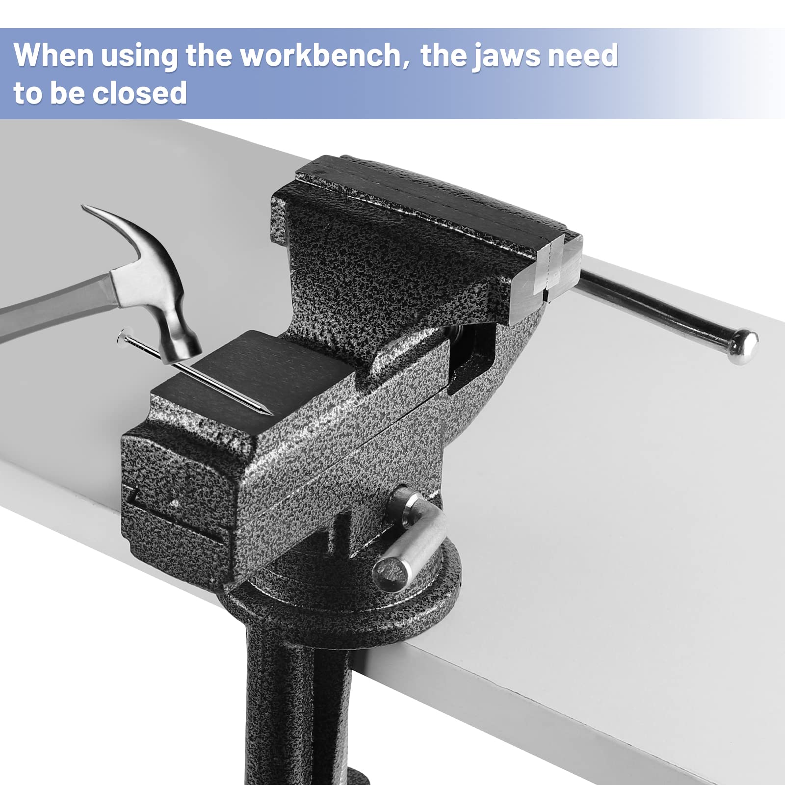 Morsa Per Trapano A Colonna 50mm - Ganascia Oscillante Di Precisione Per Lavorazioni Accurate