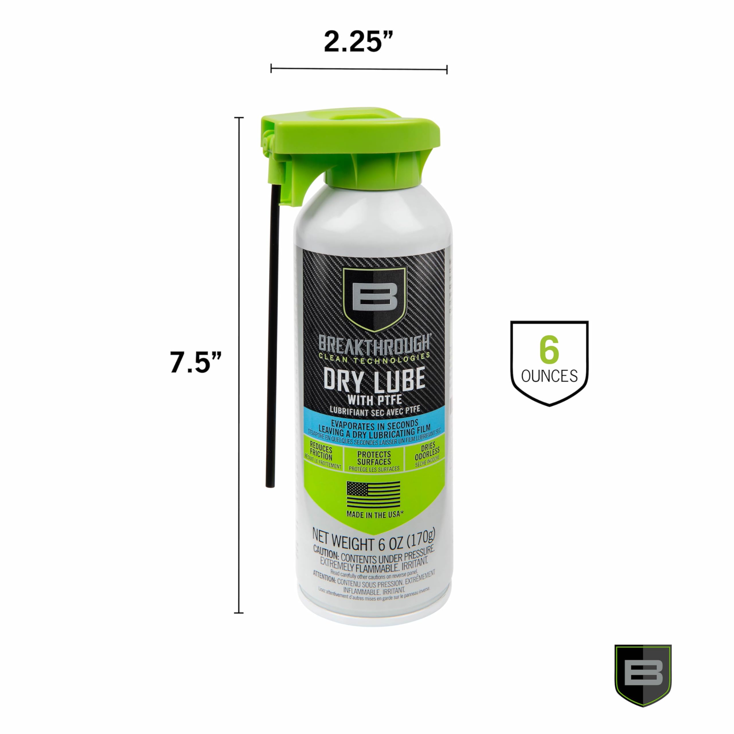 Breakthrough Clean Technologies® Aerosol Dry Lube, 6oz, Clear