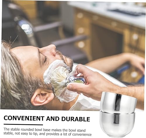Miniatura 4 de Beaupretty Tazón de jabón de afeitar, tazón de burbujas de afeitar, cuenco de espuma para jabón para hombre, tazón de espuma para afeitar, taza de