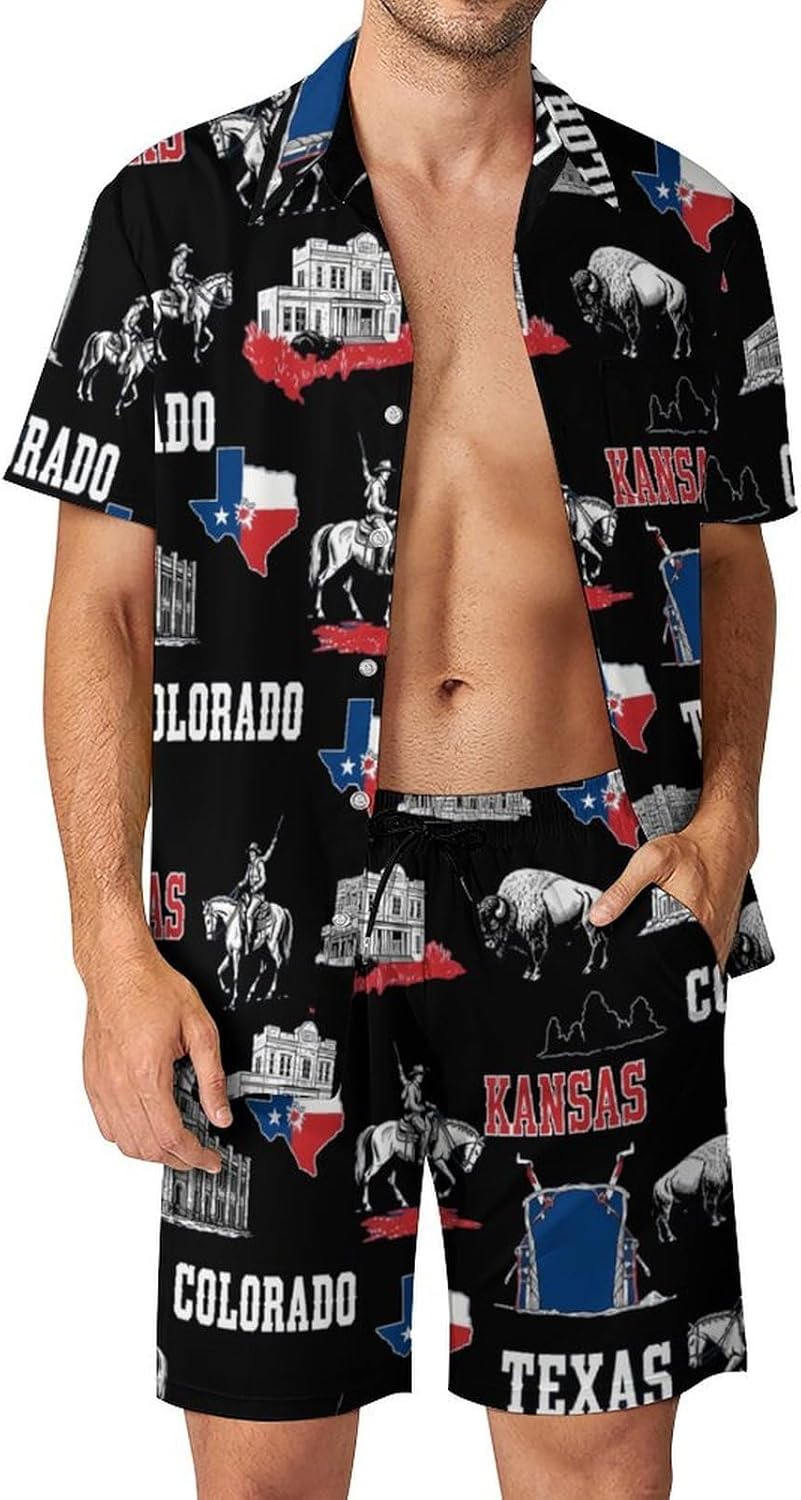Cartoon Sheep Casual Beach Suit Summer Beach Shorts 80s 90s Men's Swim Trunks Printed Beach Shorts