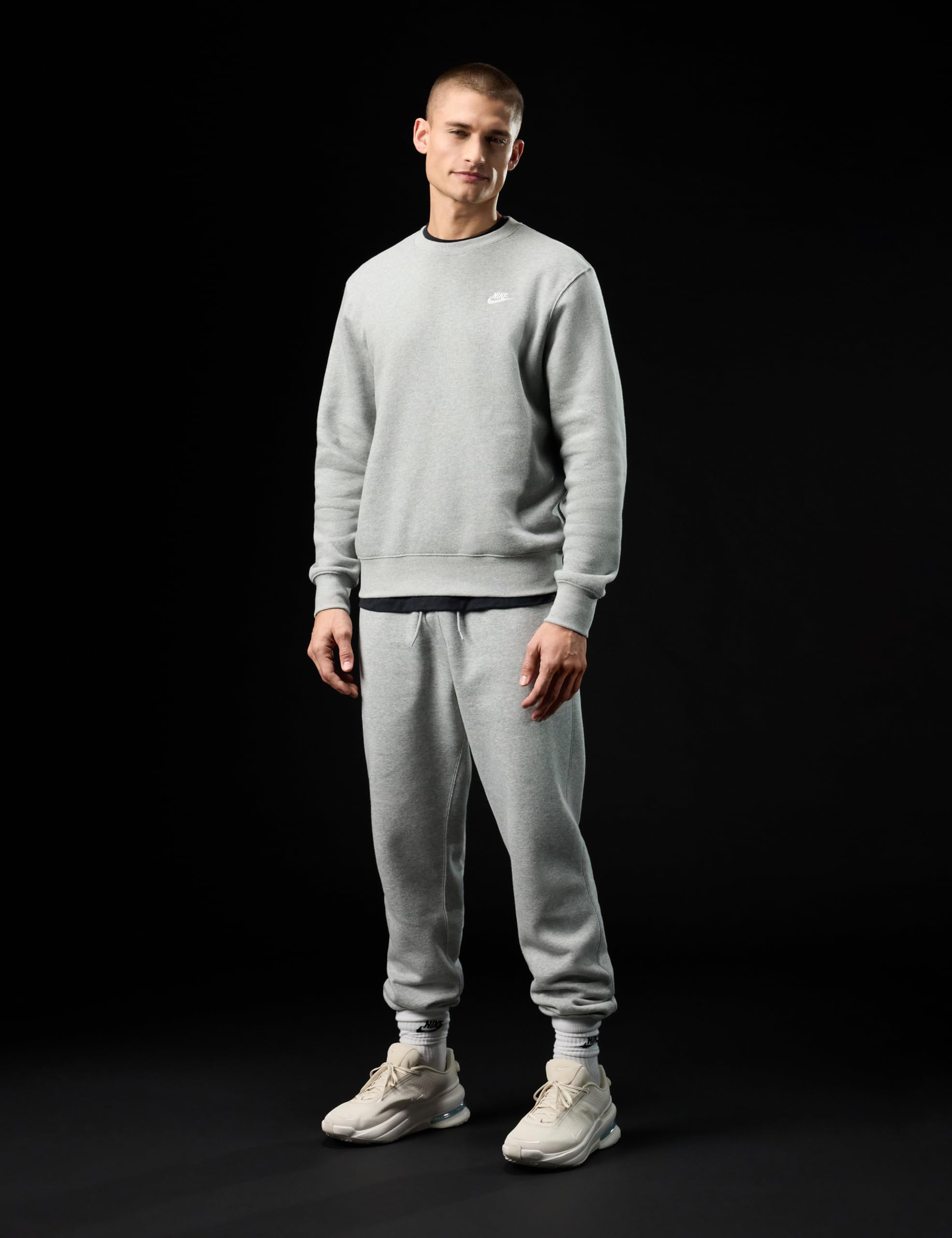 Nike Club Fleece-Rundhalsshirt (Herren), FN3886