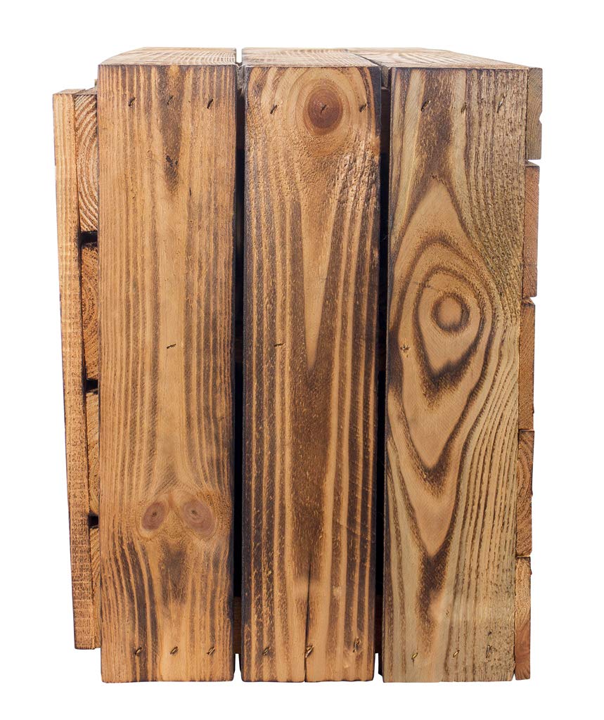 Vinterior Großer geflammter Hängeschrank mit integrierter Arbeitsplatte 81x41x31cm
