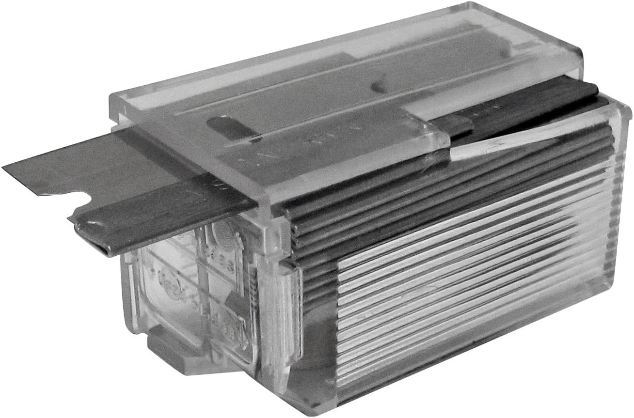 Red Devil 3275 SingleEdge Razor Blades, Dispenser Box of 10 , Black