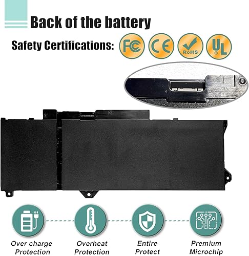 Miniatura 5 de BOWEIRUI Batería de repuesto GRT01 para Dell Latitude 5421 5431 5521 5531 Precision 3561 3571 3581 3470 Series Laptop 00P3TJ 0R05P0 R05P0 05RGW