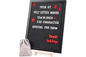 YRYM HT Felt Letter Board with Letters