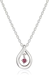 4℃ 10月誕生石 エターナルシルバー ネックレス