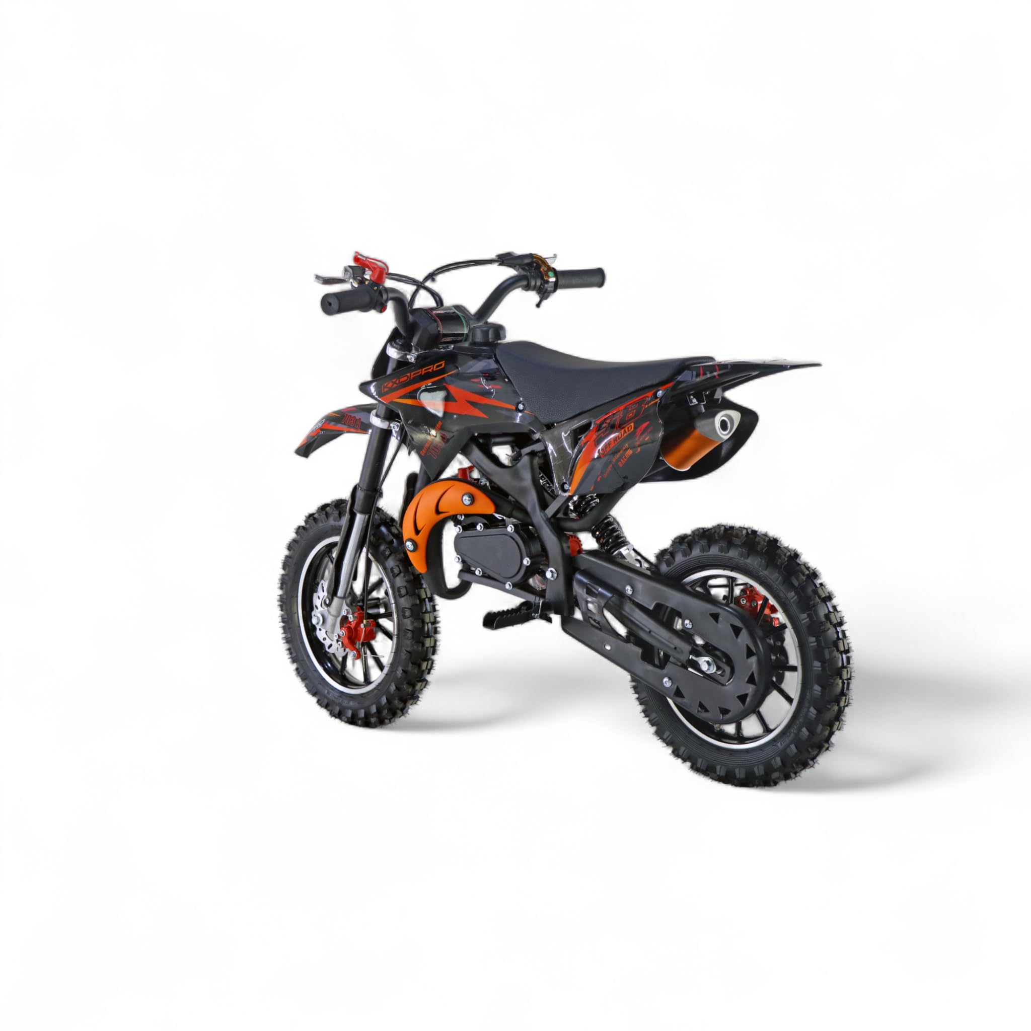 KXD 703A - 49 cm³ - 2 temps - Dirt Bike - Dirtbike - Moto cross - Enduro - DirtBike de poche - Pitbike - PocketBike - Motocross - Moto de sport - Moto de cross complète - Crossbike orange