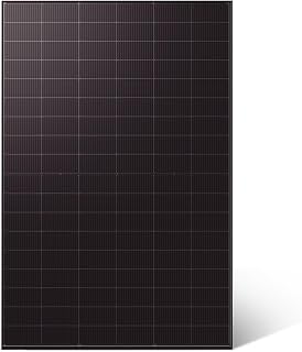 Kleines Kraftwerk 500Wp Solarmodul SunPro TOPCon – bifazial, Glas-Glas, Full Black – Hochleistungs-PV Modul für Balkonkraftwerk, Boot & Off-Grid