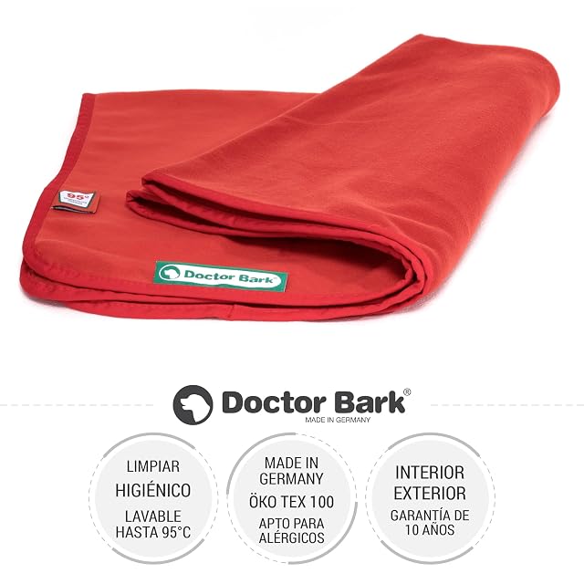 Foto 2 de 7 de Doctor Bark - acogedora manta para perros lavable hasta 95 °C, higiénica, suave manta de forro polar…