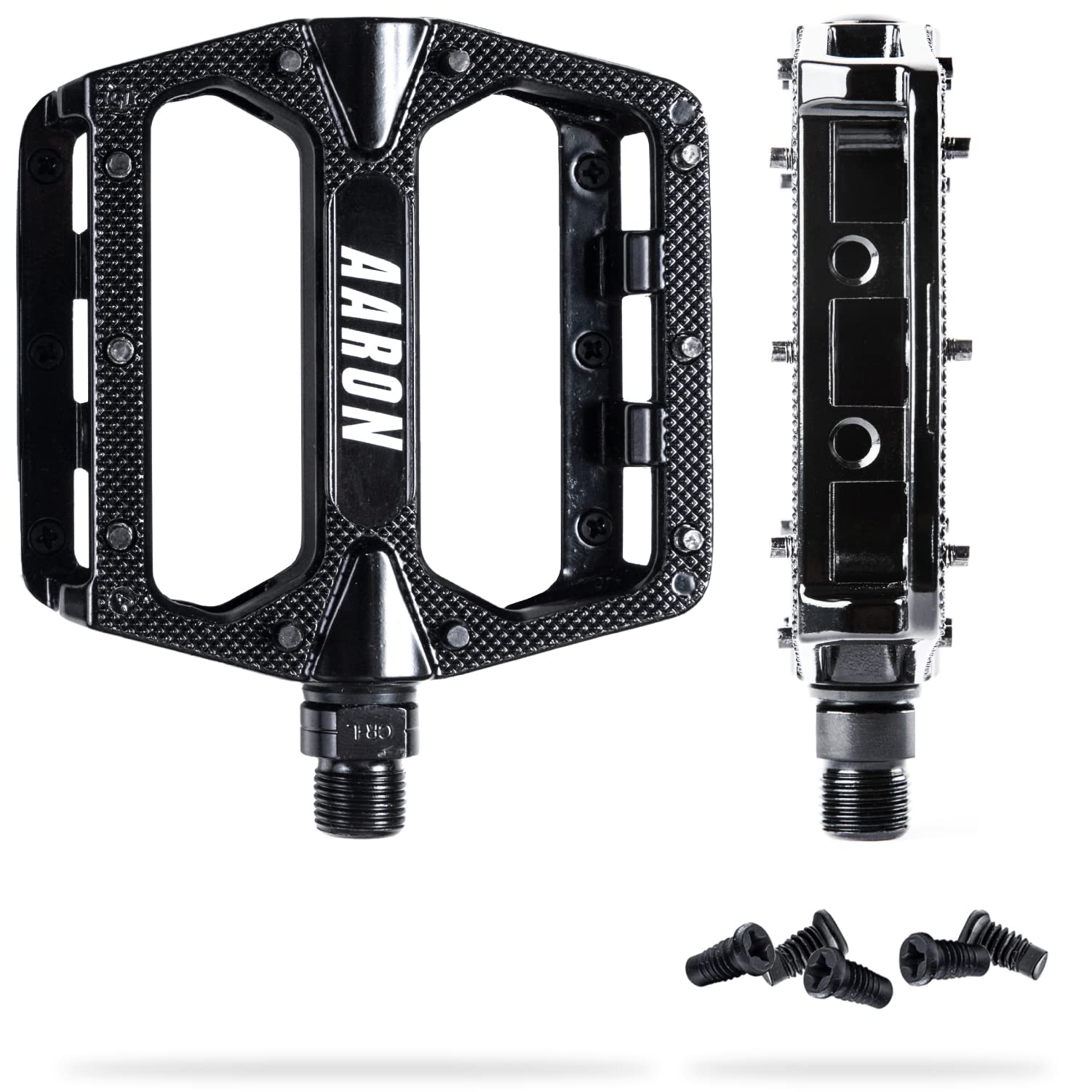 Buy AARON Rock Aluminium ain Bike Pedals with Industrial Ball