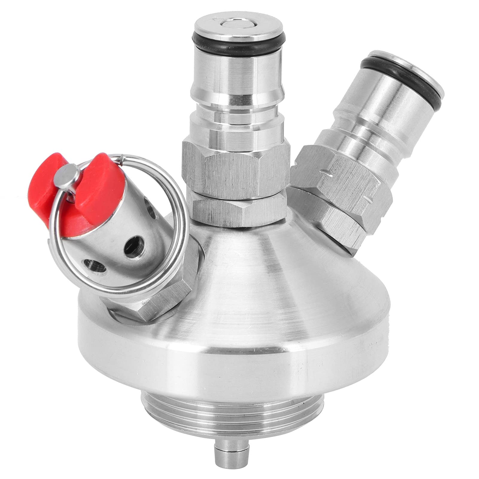 Dispenser per Fusti a Doppia Chiusura, Dispenser per Mini Fusti in Acciaio Inossidabile 304 per Mini Fusti da 5 Litri E 10 Litri, Garantisce Birra