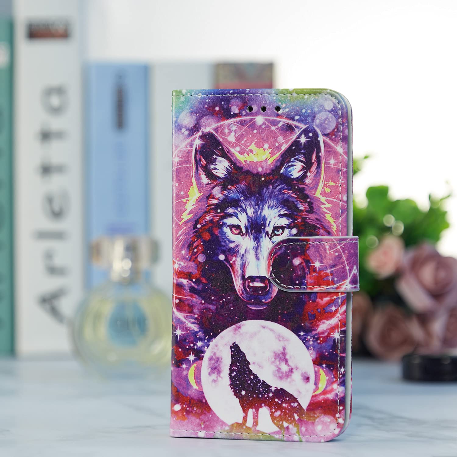 Cover per Xiaomi Redmi Note 10 Pro, Custodia Portafoglio Cover a Libro