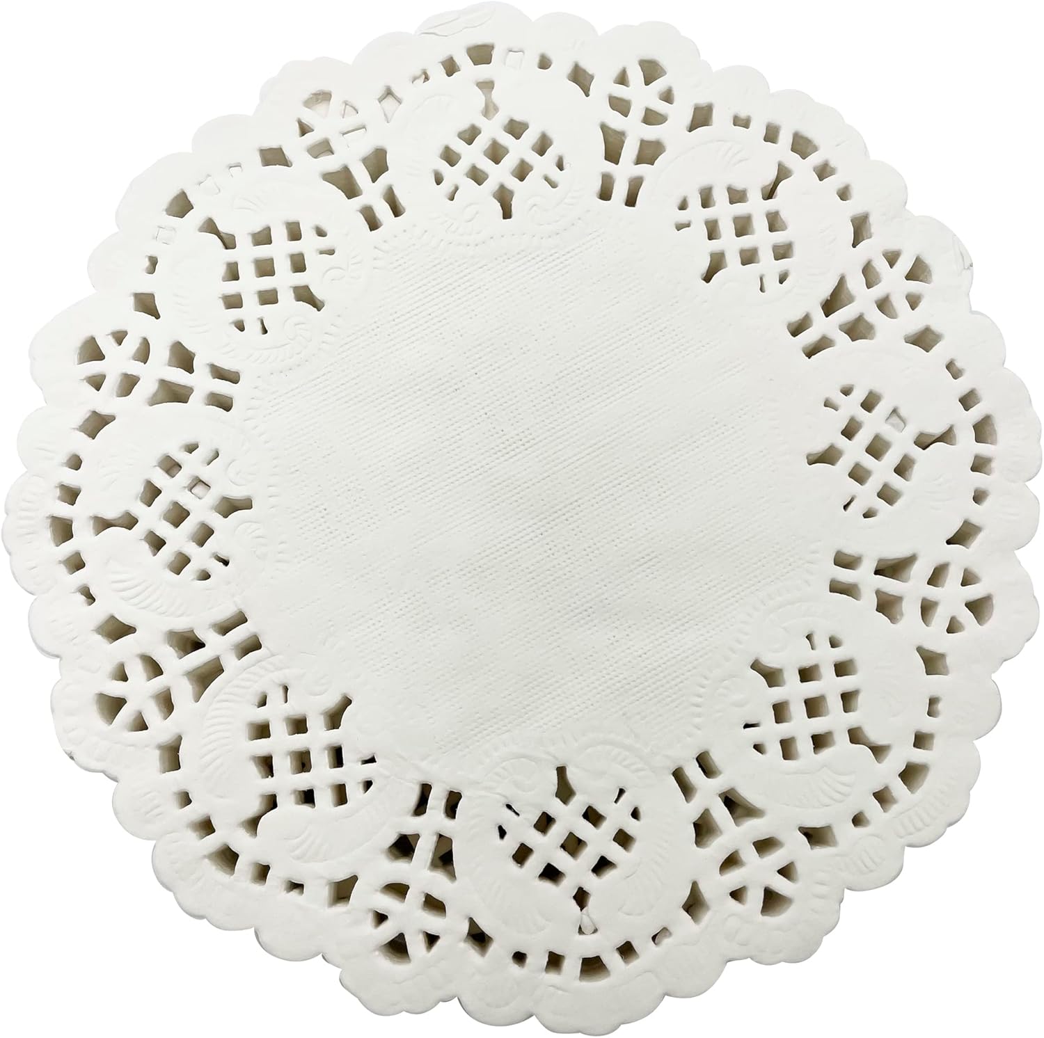 White Paper Doilies250 Sheet Round Lace Dollies Paper Disposable For