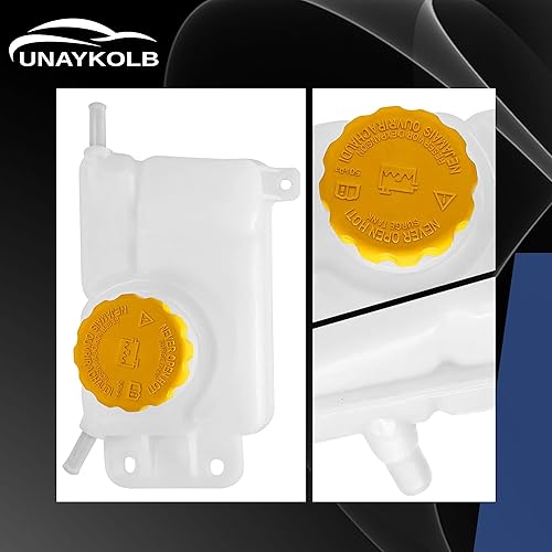 Miniatura 2 de 96817343 Tanque de depósito de recuperación de desbordamiento de refrigerante del motor con tapa compatible con 2004 2005 2006 2007 2008 Chevrolet