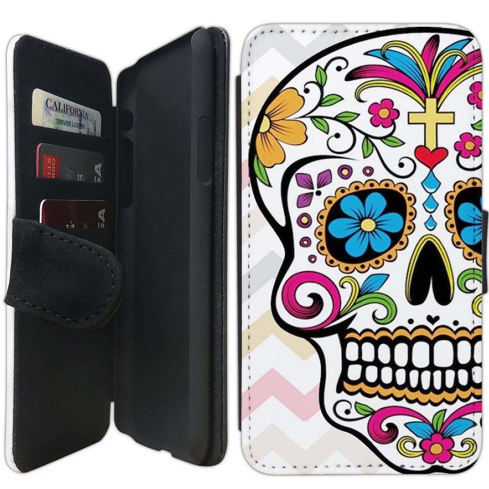 Flip Wallet Case Compatible With Iphone Xr Day Of Dead