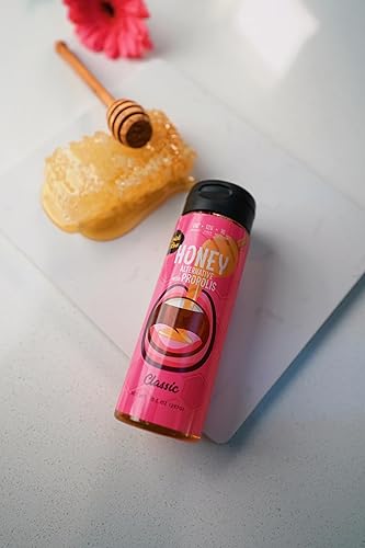 Miniatura 8 de Chick and Roo Miel sin azúcar con propóleos, alternativa natural a la miel, cero azúcar, fibra prebiótica, 1 carbohidrato neto, sin OMG, sin gluten,