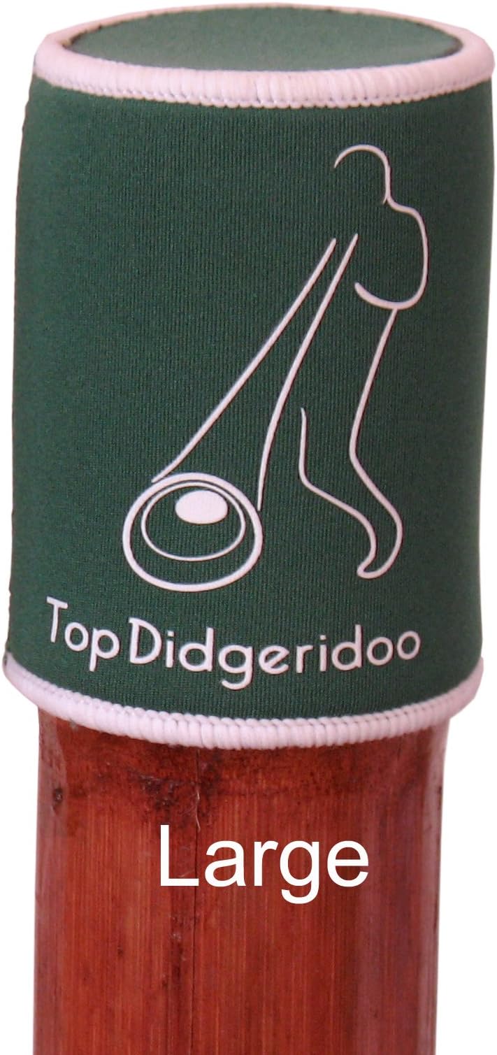 Didgeridoo Mouthpiece Cover With TopDidgeridoo Logo & Slogan (Large)