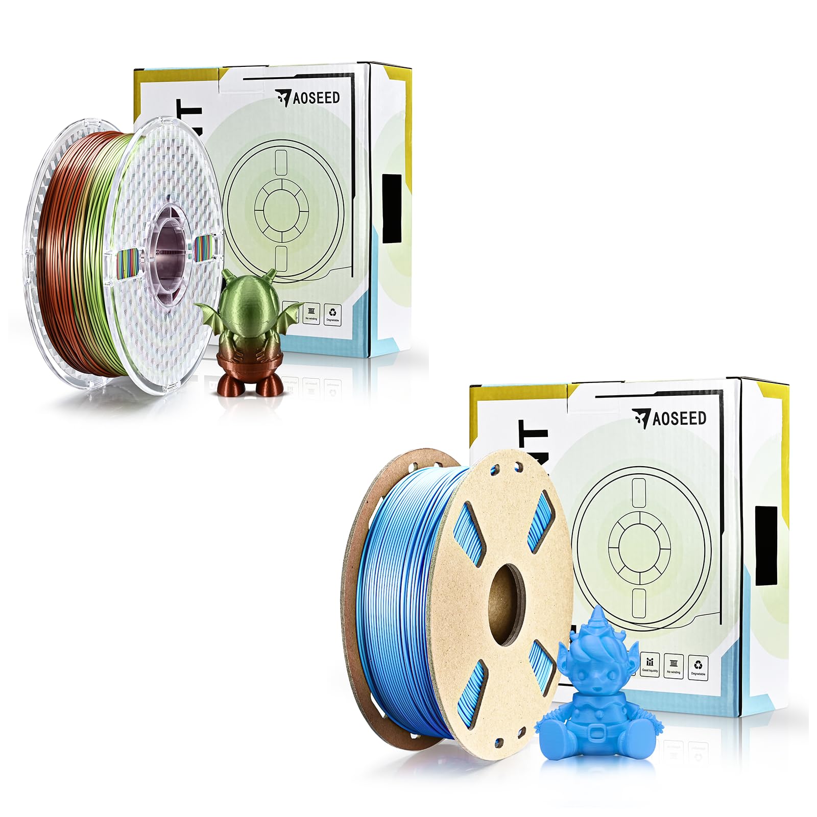 Iridescent and Blue PLA PLA Filament