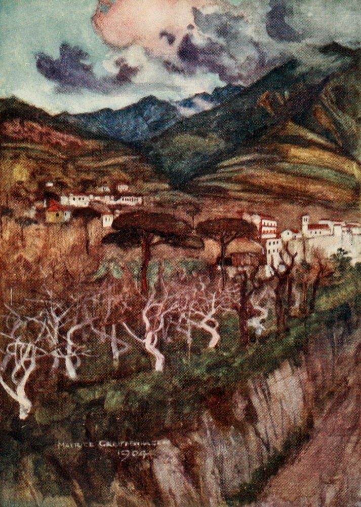 Posterazzi The Naples Riviera 1907 Monte Faito Castellamare Poster Print by Maurice Grieffenhagen, (18 x 24)