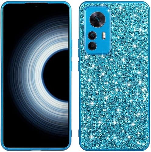 Funda para Xiaomi 12T, funda Xiaomi 12T Pro, brillo brillante de lujo ligero delgado a prueba de golpes protector Bling Diamond Girls para mujeres